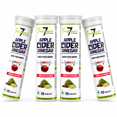 Pack Of 4 - TrueCare7 Apple Cider Vinegar – Supports Metabolism, Appetite Control, Weight Management & Healthy Digestion