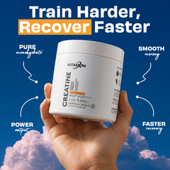 NUTRAXPM Creatine Monohydrate Micronized | 5.4g Per Serving | 300g | 50 Servings – Tangy Orange
