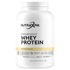 NUTRAXPM Performance Whey Protein – High Quality Protein | 24g Protein | 5.3g BCAA | 2.2 lbs – Mava Kulfi
